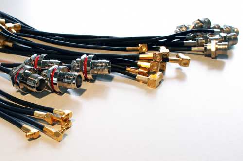 High frequency coaxial cables